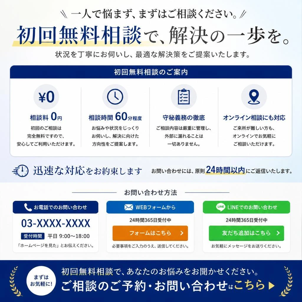 無料相談のご案内
